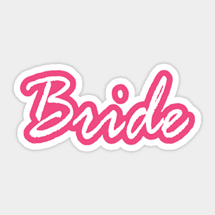 Bride wedding Sticker